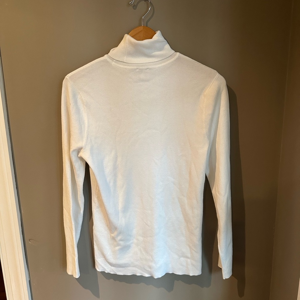 Chico's Ivory Knit Top Size Small - Picture 2 of 3